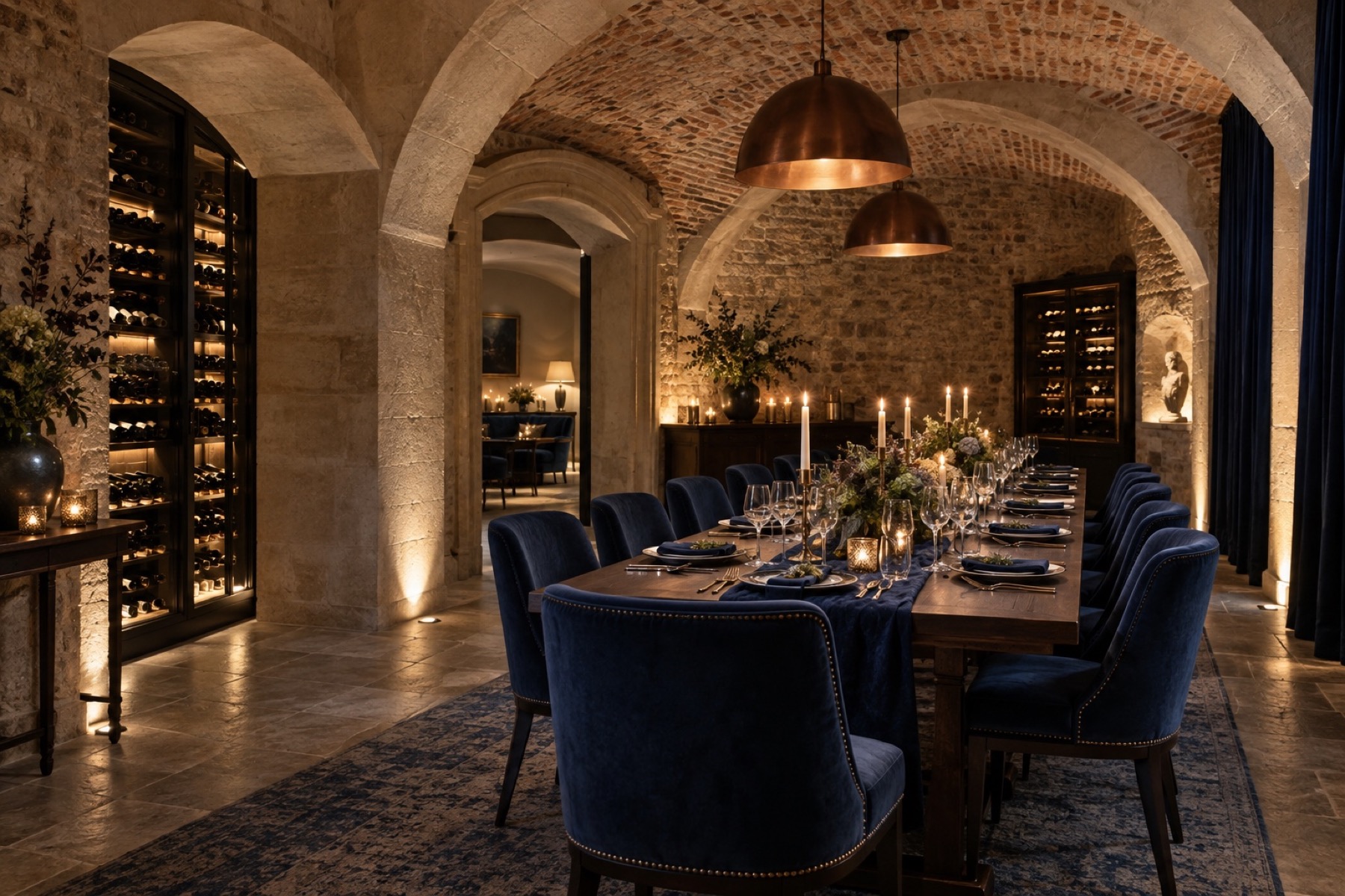 Elegant palace restaurant